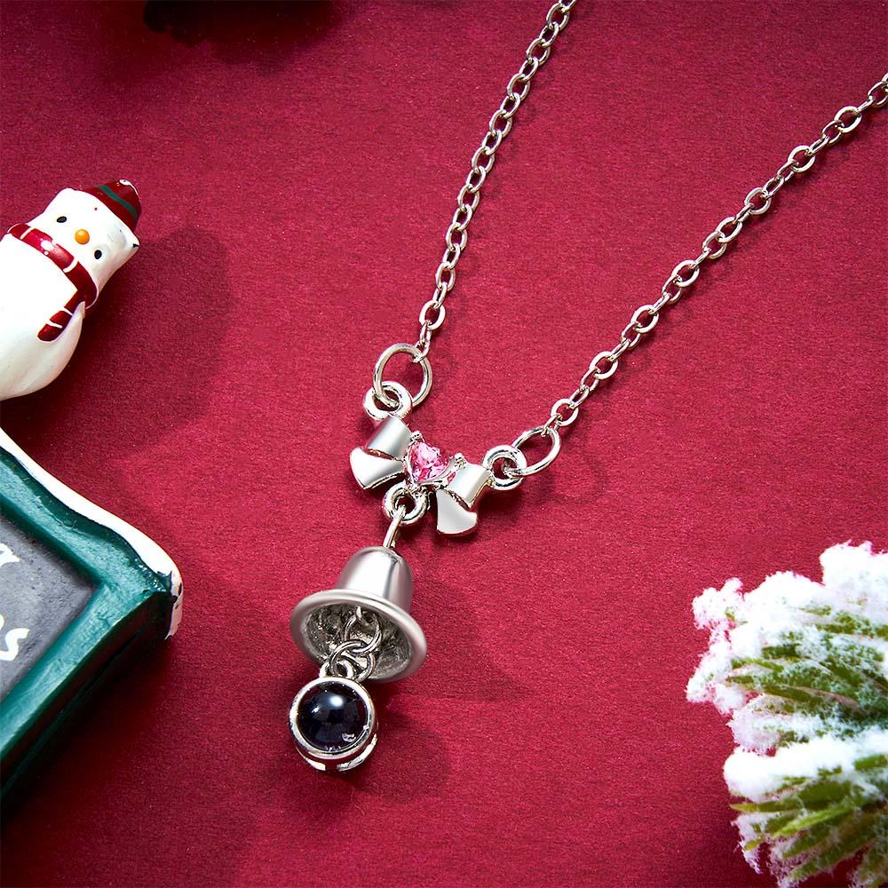 Custom Projection Necklace Christmas Bells Unique Gift