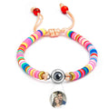 Custom Photo Projection Bracelet Pink Tender Gift for Her