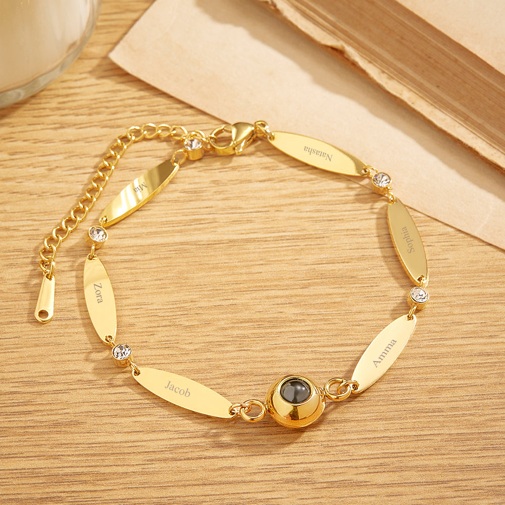 Personalized Lettering Custom Projection Bracelet Friendship Gift