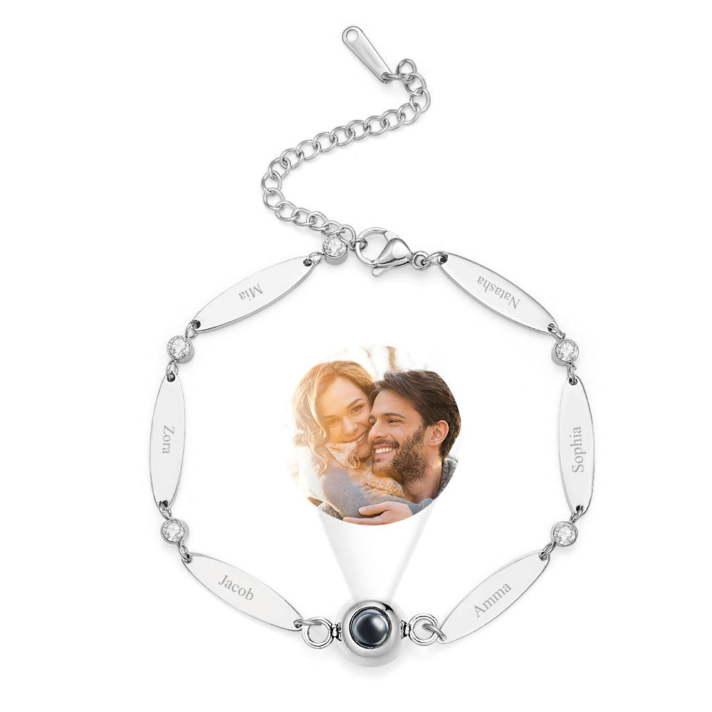 Personalized Lettering Custom Projection Bracelet Friendship Gift