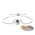 Custom Projection Bracelet Diamond Heart Romantic Gift