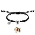 Custom Projection Bracelet Custom Letter Woven Heart Magnetic Couple Gift