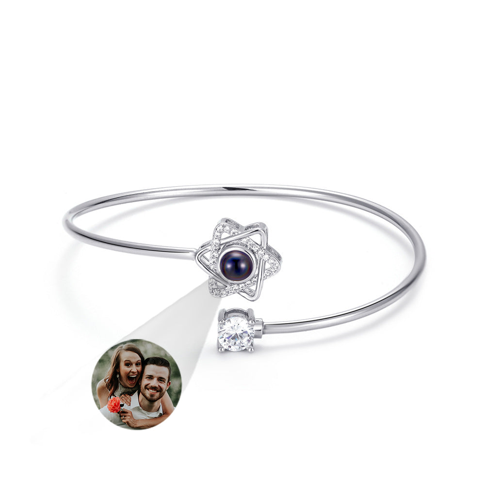 Custom Projection Bracelet Personalized Photo Star Bracelet Jewelry Gift for Her