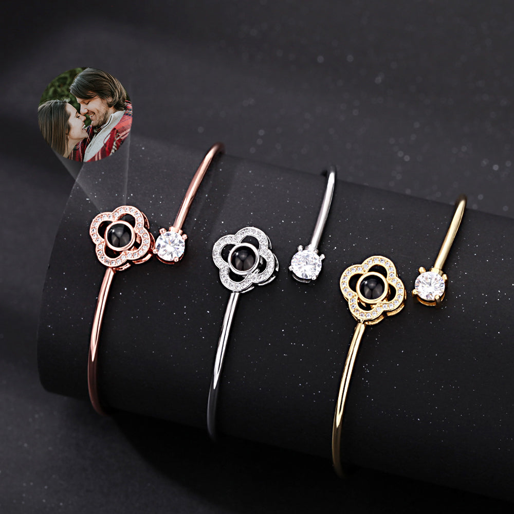 Custom Projection Bracelet Personalized Photo Star Bracelet Jewelry Gift for Her