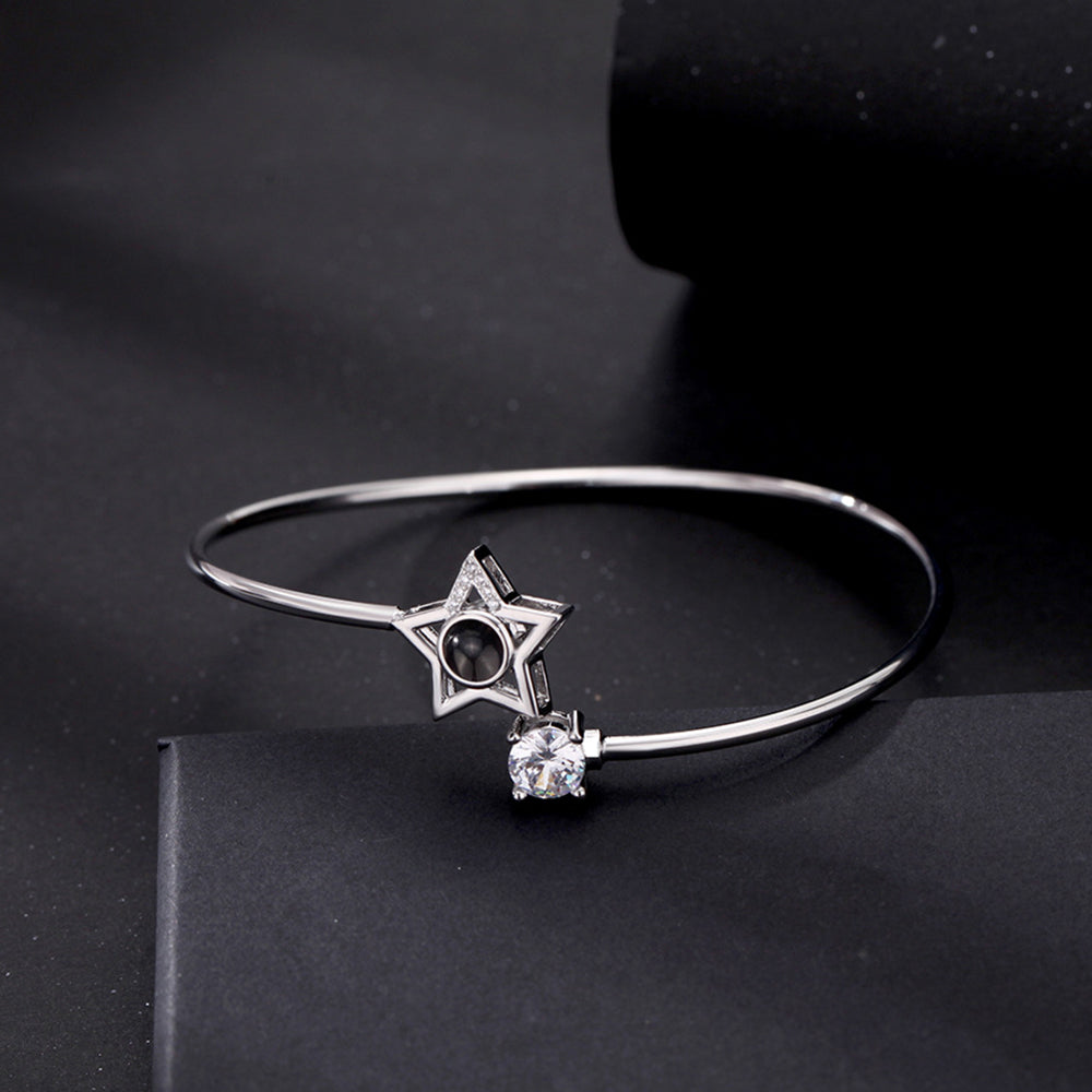 Custom Projection Bracelet Personalized Photo Star Bracelet Jewelry Gift for Her