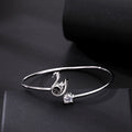 Custom Projection Bracelet Personalized Photo Swan Bracelet Jewelry Gift for Her