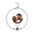 Custom Photo Projection Bracelet Round Projection Jewelry The Best Christmas Gift For Her