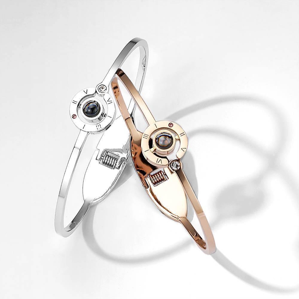 Photo Bracelet Projection Rose Gold