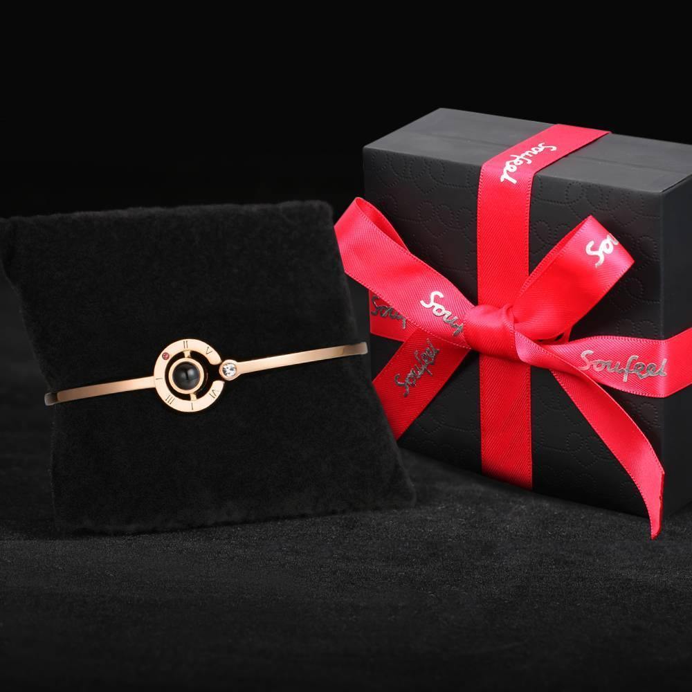 Photo Bracelet Projection Rose Gold