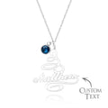 Custom Name Birthstone Christmas Tree Unique Gift