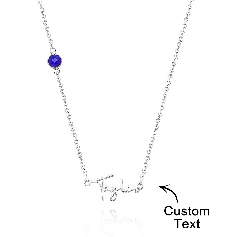 Custom Name Necklace with Diamonds Fashion Necklace for Her