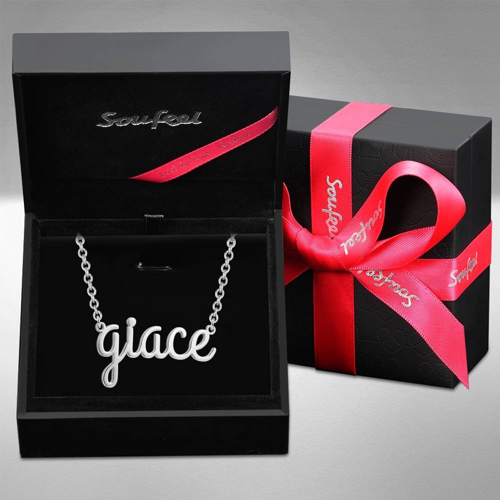Custom Name Necklace, Lower Case Letter Necklace