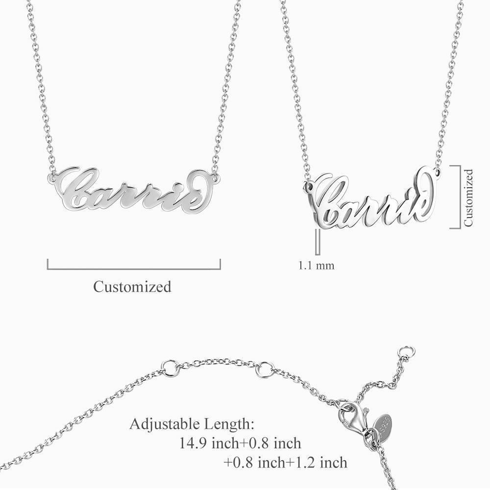 Carrie Style Name Necklace