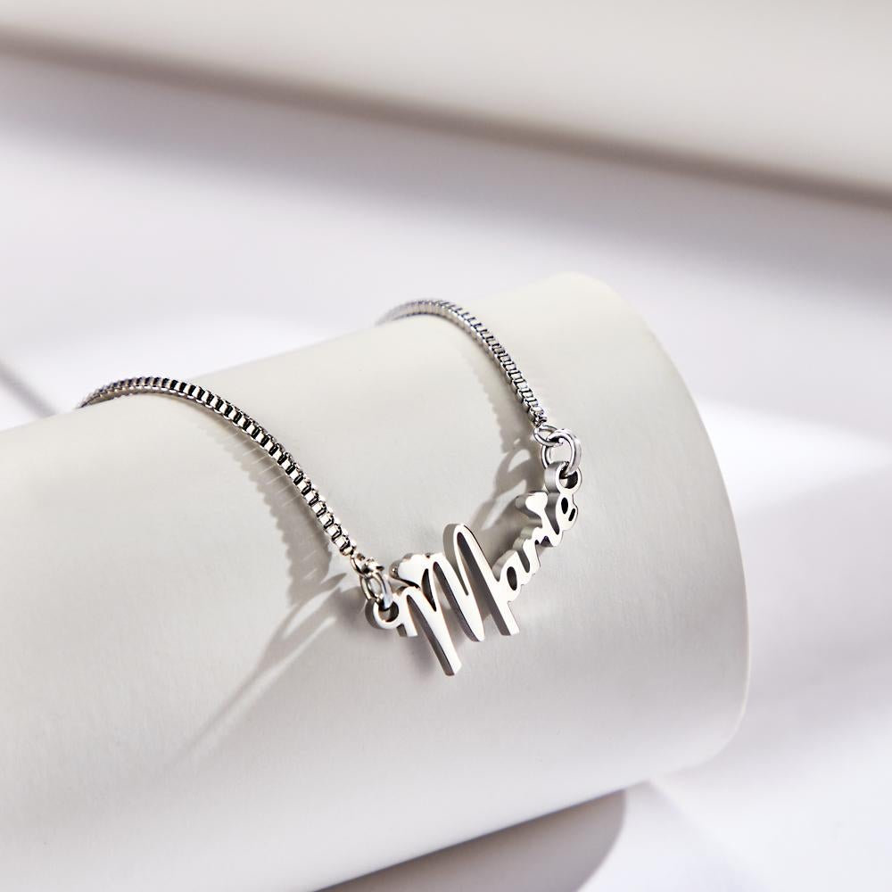 Custom Engraved Anniversary Plaque Silver Necklace Gift to Her