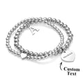 Custom Name Bracelet Initial Metal Gift