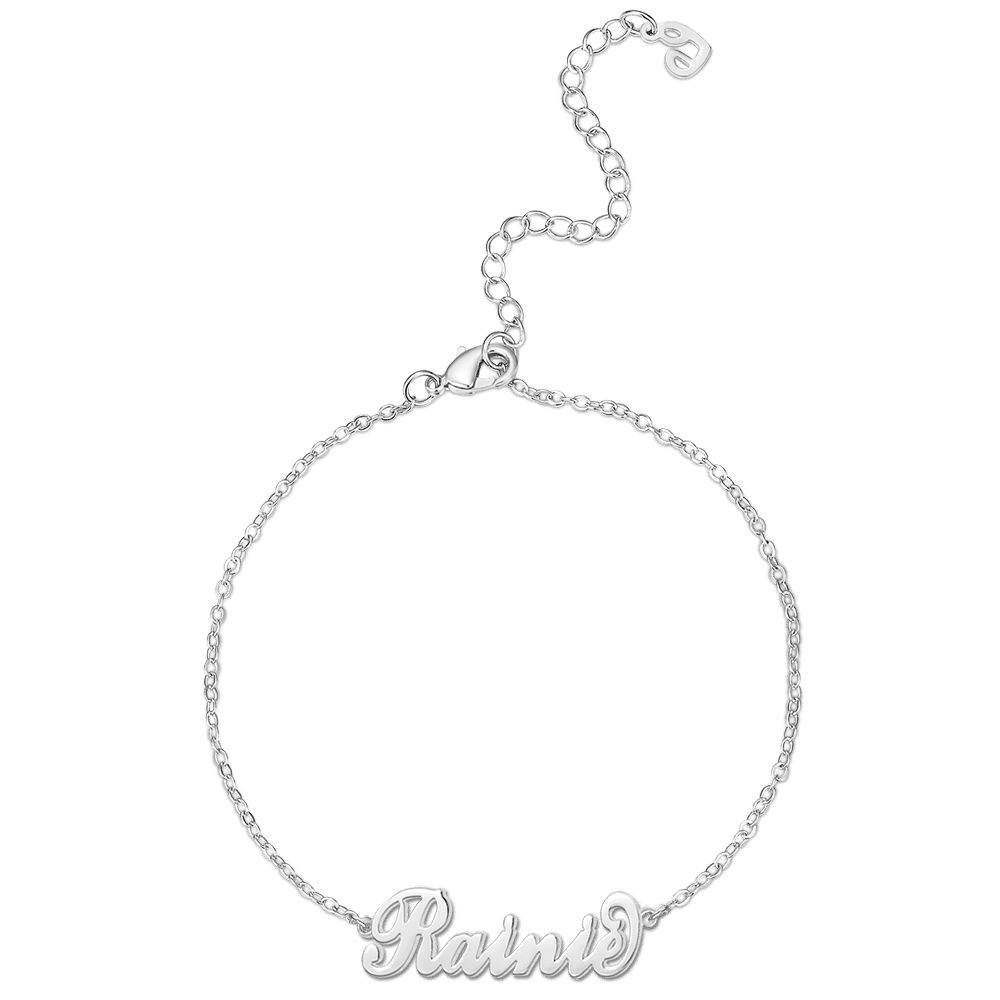 Children's Name Bracelet 14K Gold Plated - Length Adjustable