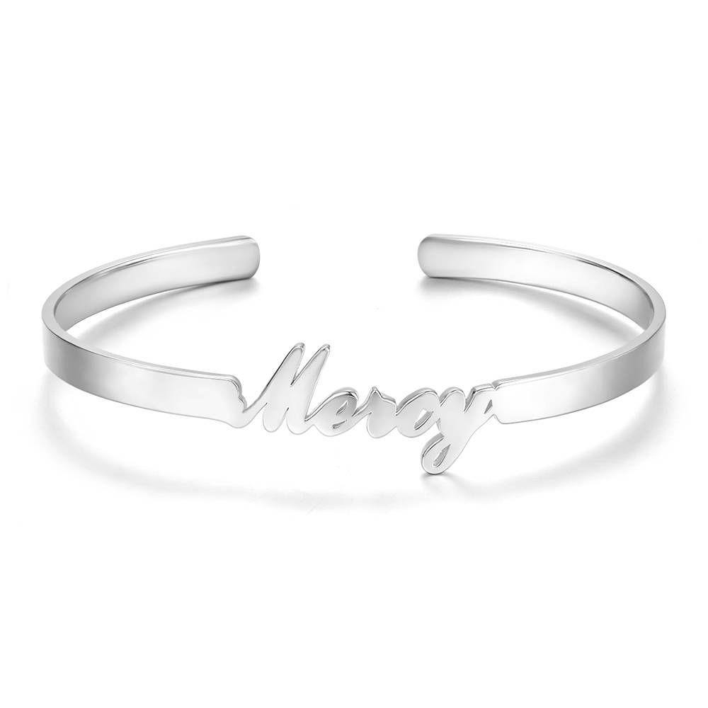 Name Bracelet Simple Style 14K Gold Plated