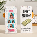 Personalized Birthday Money Box Surprise Pop Up Cash Box Unique Gift for Birthday