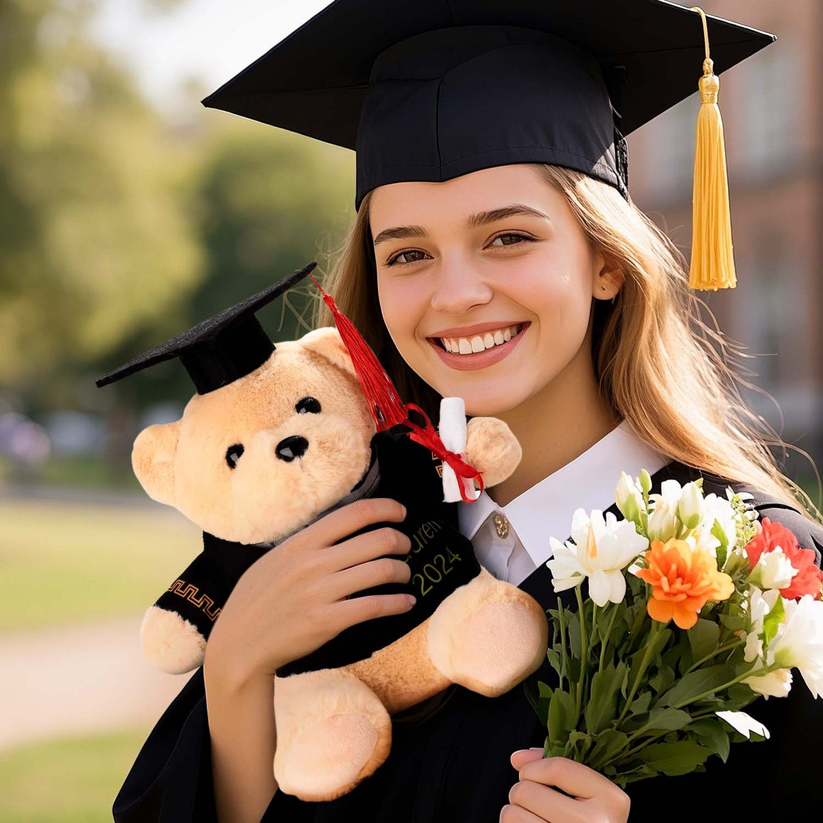 Personalized Graduation Teddy Bear Custom Dolls Graduation Gifts