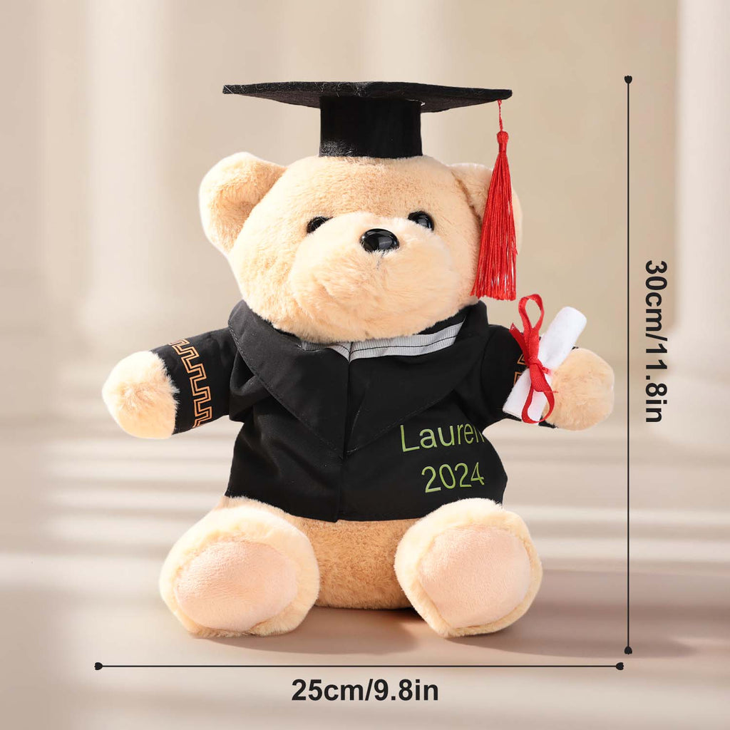 Personalized Graduation Teddy Bear Custom Dolls Graduation Gifts