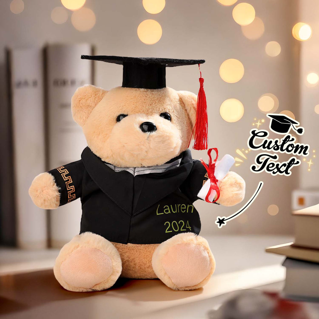 Personalized Graduation Teddy Bear Custom Dolls Graduation Gifts