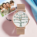 Name Watch Women's Rose Gold Alloy Bracelet Watch 36mm  Unique Gifts (1-9 Names)