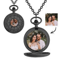 Custom Photo Pocket Watch Personalised Hollow Pattern Photo Watch Pocket Watches Valentine's Day Gift
