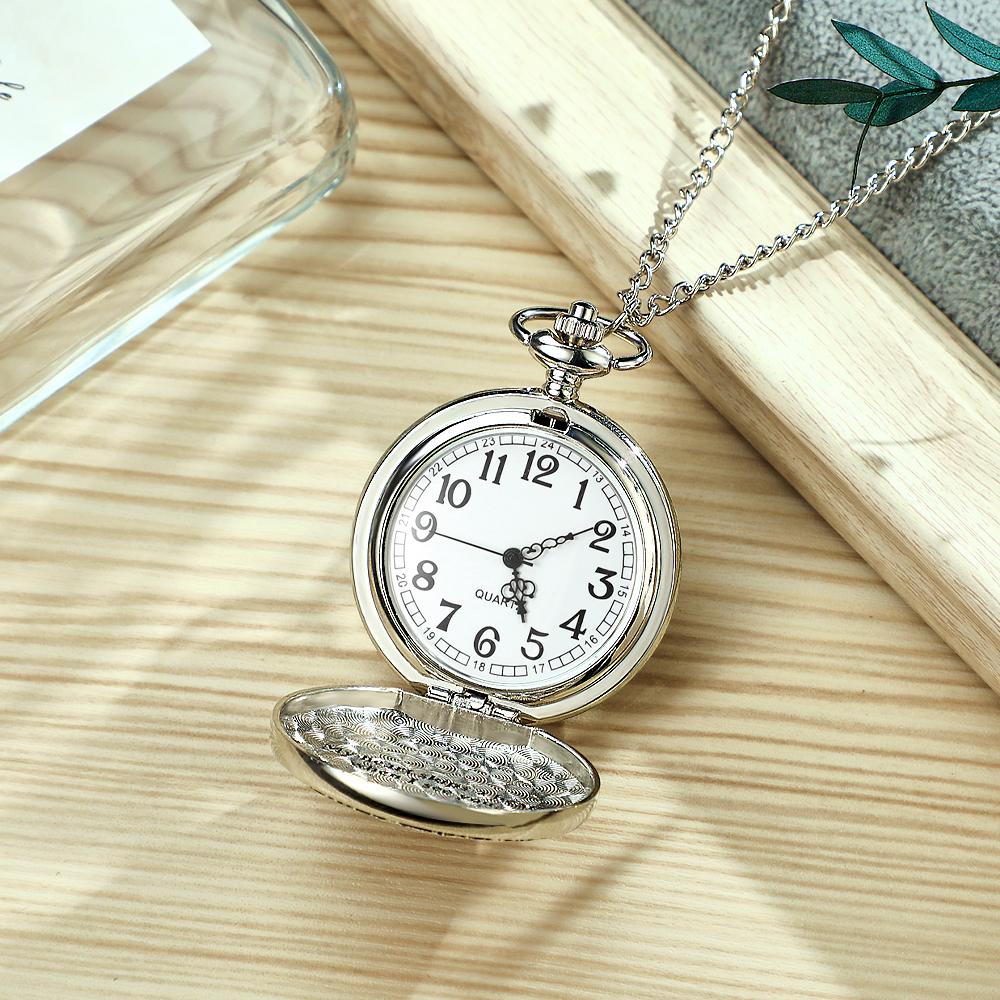 Custom Photo and Engravable Pocket Watch Personalised Photo Watch Vintage Pocket Watchs Valentine's Day Gift