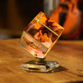 Custom Crystal Photo Frame Rubic's Cube Keepsake Gift 50mm