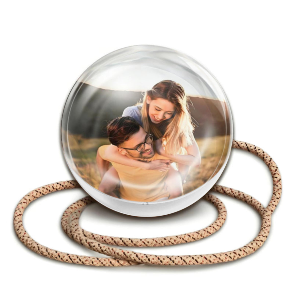 2.7inch Crystal Ball with Electronic Display DIY Video Import Possible Unique Gift for Home & Office Light-Up Sphere Christmas Gift