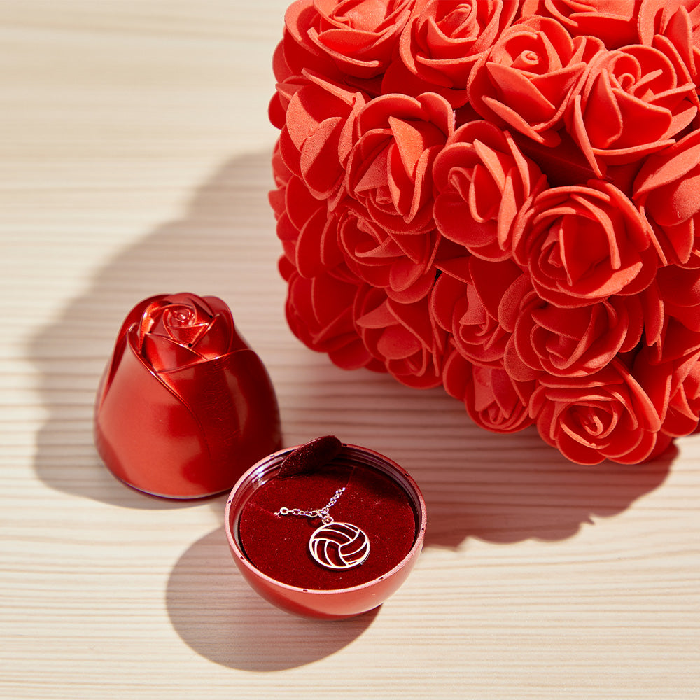 Rose Bouquet Liftable Rose Shaped Jewelry Box Romantic Gift Box