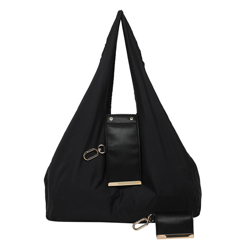 Foldable Tote Bag Keychain Reusable Eco Shopping Bag, Compact & Portable Travel Accessory