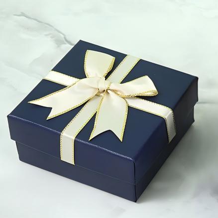 Navy Blue Square Gift Box 9*9*4cm