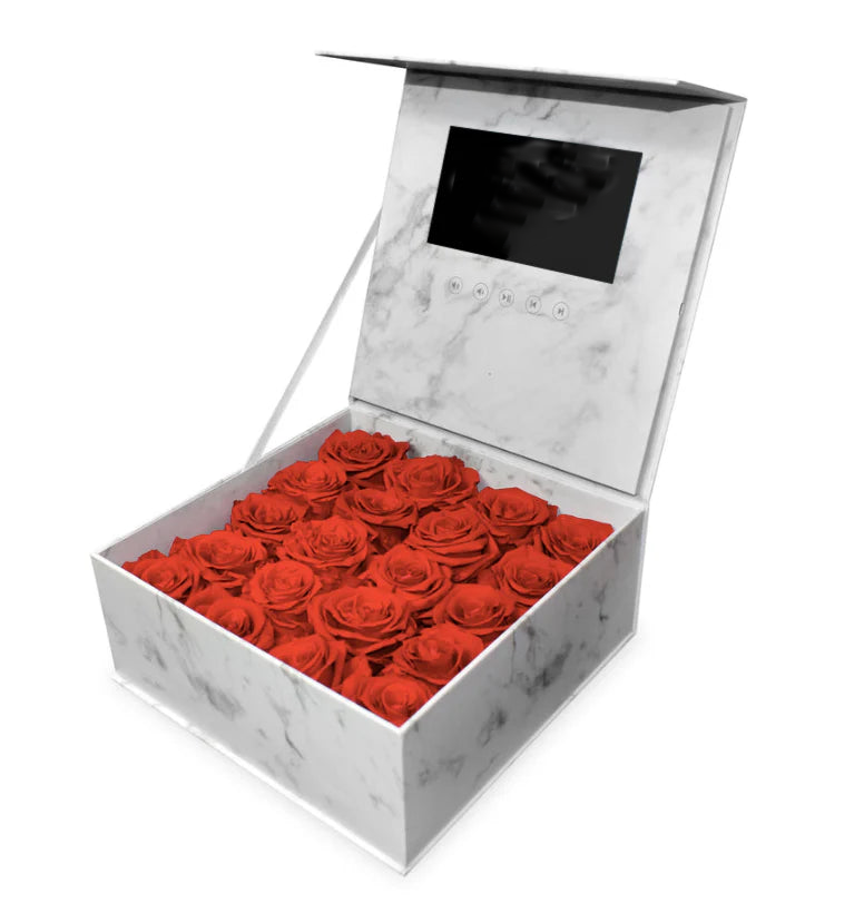 Video Rose Box 7-inch Screen Can Upload Video Yourself Gift For Loved One Valentine's Day Gifts