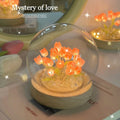 DIY Tulip Flower Night Light Romantic Handmade Gift for Love