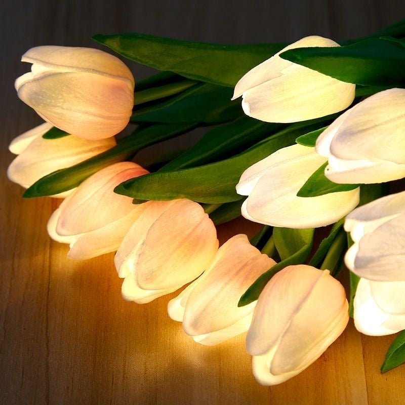 Tulip Flower Lamp Cute Flowers Night Light Home Decor Gifts for Mom