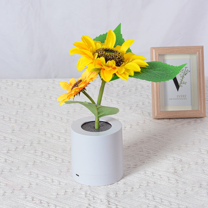 Sunflower Lamp Cute Flowers Night Light Table Room Home Decor Gifts for Mother's day