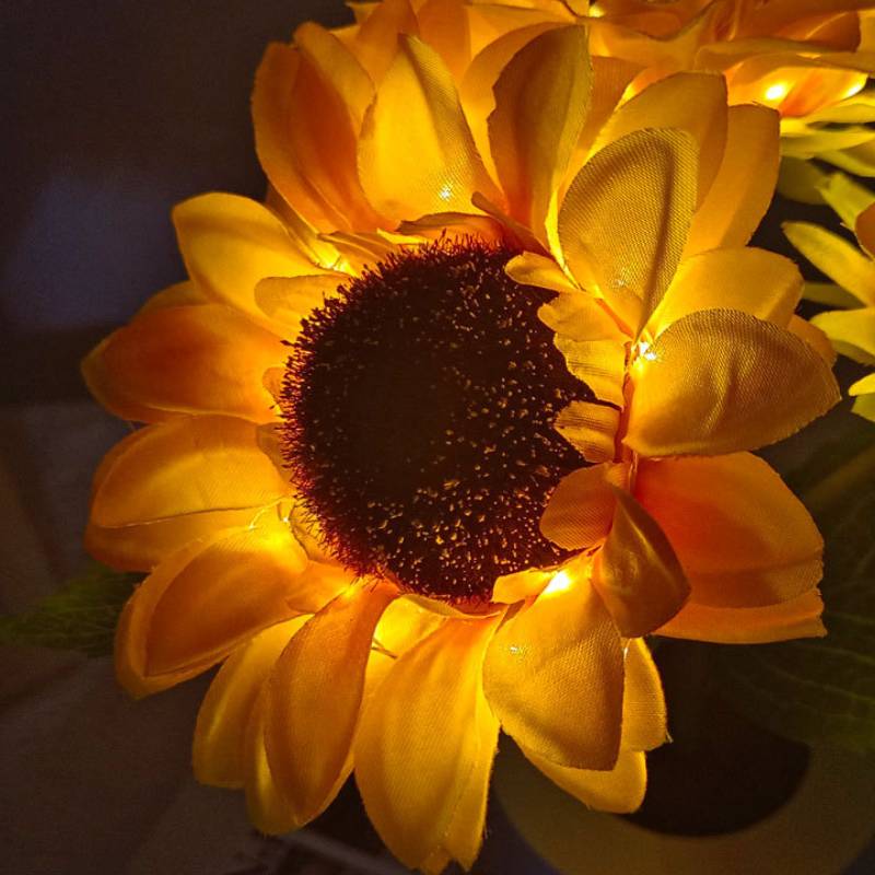 Sunflower Lamp Cute Flowers Night Light Table Room Home Decor Gifts for Mother's day