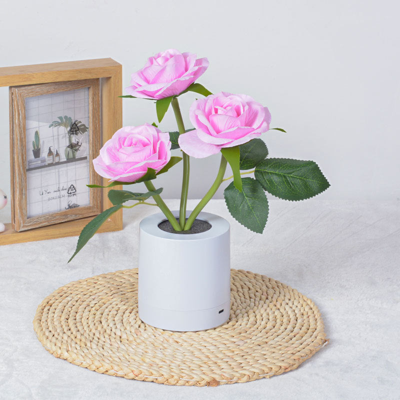Flowers Table Lamp Rose Night Light Home Decor Gifts for Mother's Day