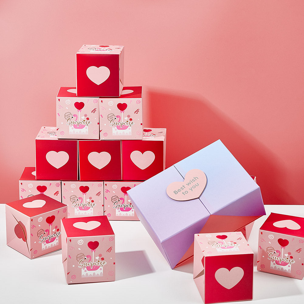 DIY Surprise Gift Box for Money Cash Pop Up Gift Box for Lover