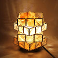 Four-Story Square Crystal Nightlight  Salt Lamp Home Table Decoration