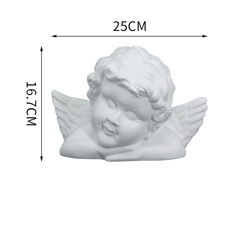 Little Angel Statue Lights Ceramics Lamp Family Collection Home Decoration
