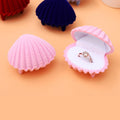 Ring Earrings Box Shell Shaped Cute Cartoon Ring Jewelry Box Gift for Her