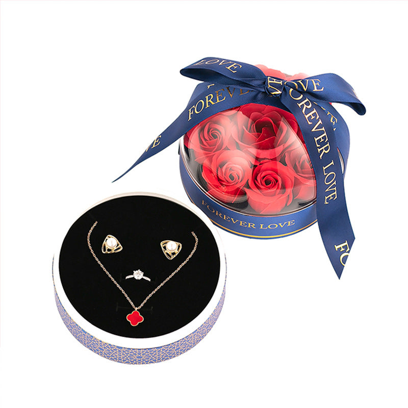 Rose Box Soap Flower Box Bow Box Lipstick Box Locket Ring Box Gift For Her