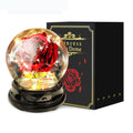 Glass Cover Lamp That Emulates Flower Rose Glass Cover Lamp Foil Atmosphere
