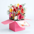 Carnation Cute Pop up Flower Box for Mother's Day