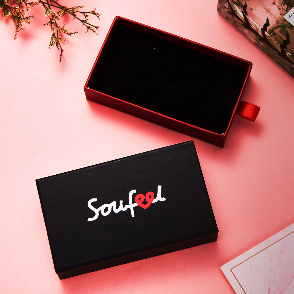 Soufeel Drawer Box Gift Package Cardboard Gift Box with Sponge