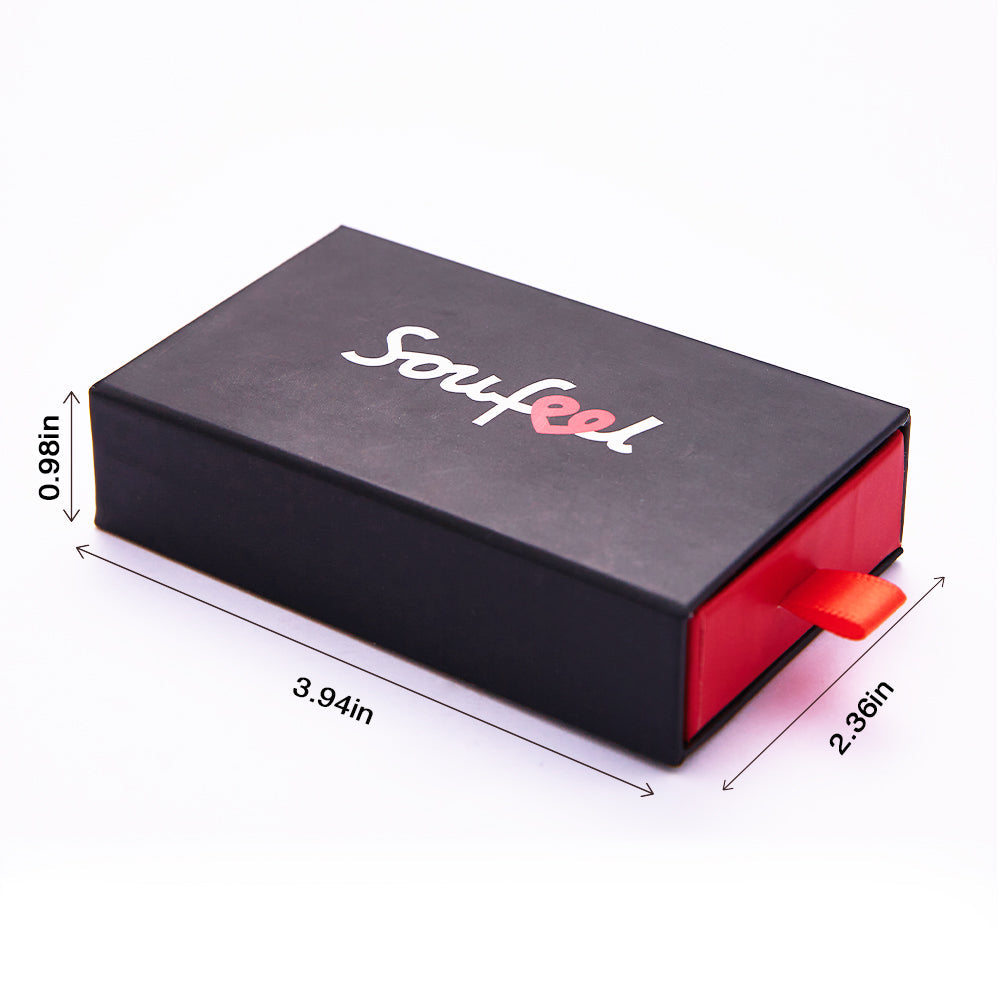Soufeel Drawer Box Gift Package Cardboard Gift Box with Sponge