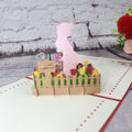 Creative 3D Three-dimensional Greeting Card Pregnant Mother Mother's Day Greeting Card