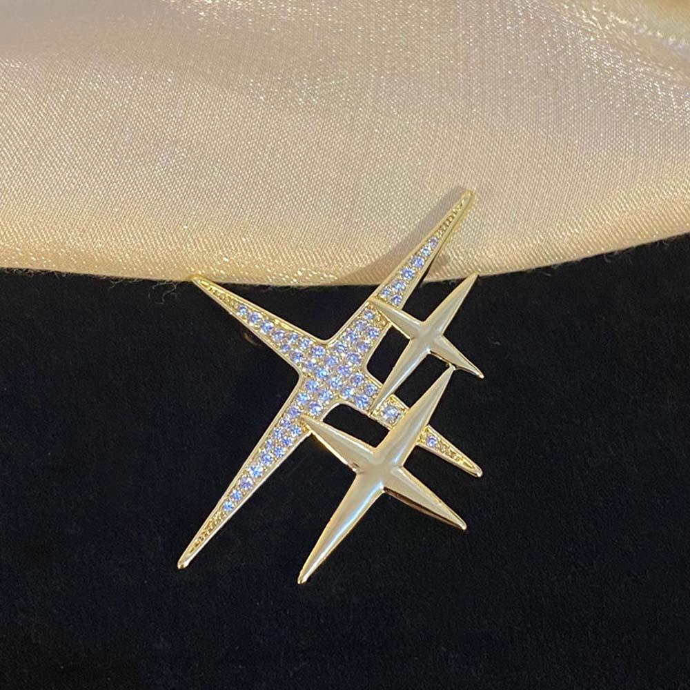 Star brooch Sweater Suit Accessories Wild Gifts For Her